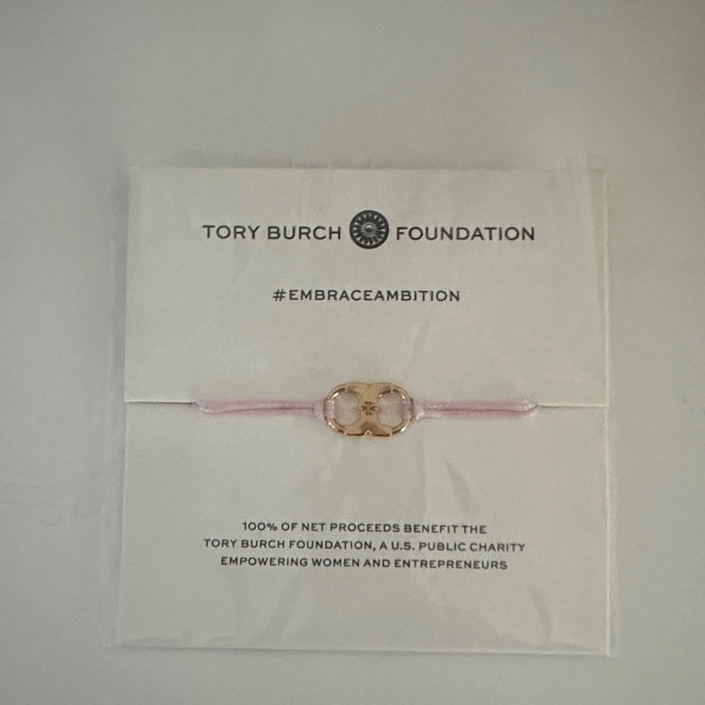 Tory Burch Light Pink Embrace Ambition Bracelet
